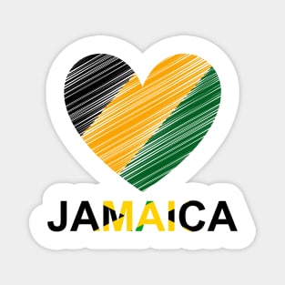 Love Jamaica Magnet