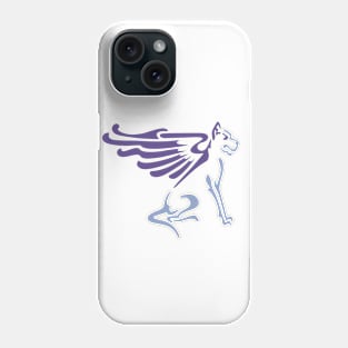 Winged dog Phone Case