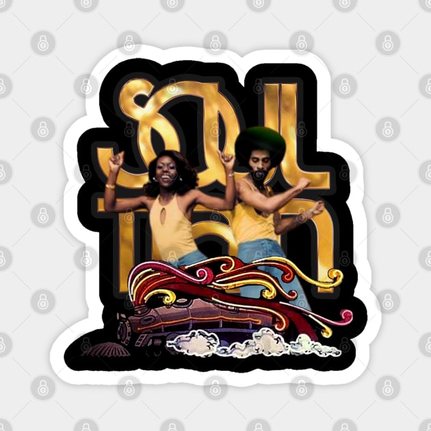 Black History - Soul Train 1971 Magnet by danterjad