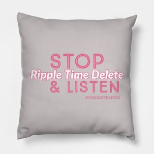 Ripple Time Delete Pillow
