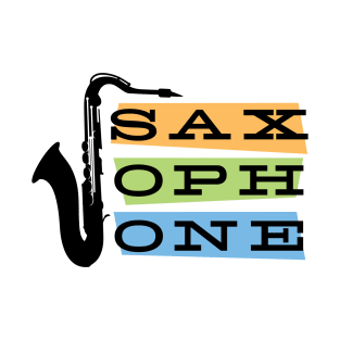 Saxophone - Jazz Retro Vintage 60s design T-Shirt