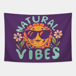 Natural Vibes Retro 70s Boho Sun Tapestry