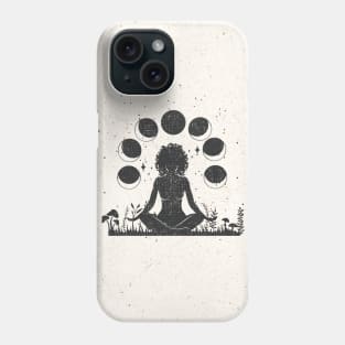 Sitting Garden Moon goddess Phone Case