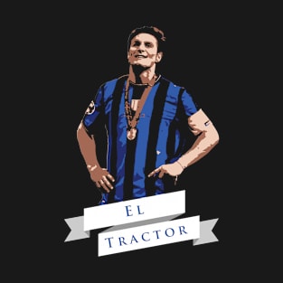 Javier Zanetti Illustration T-Shirt