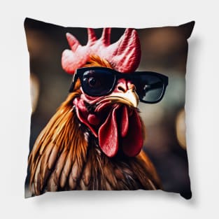 funny rooster Pillow