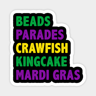 Funny mardi gras Magnet