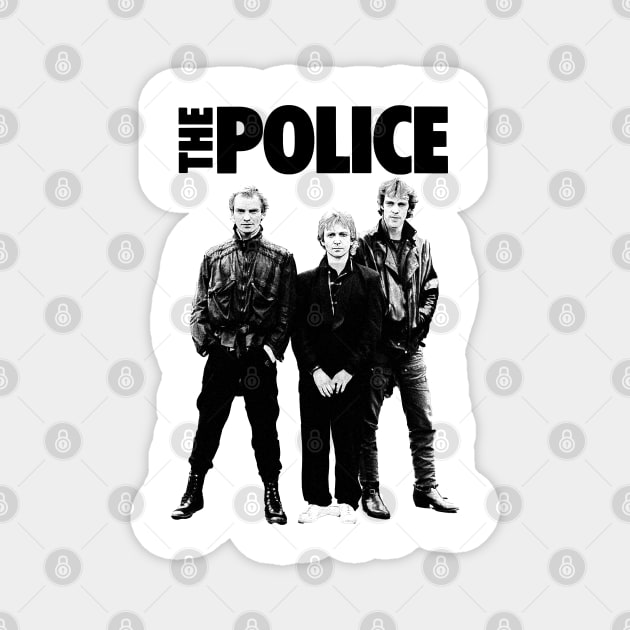 Retro The Police Magnet by idontwannawait