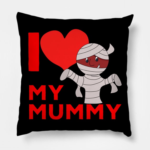 I Love My Mummy Pillow by DiegoCarvalho