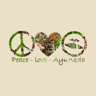 Peace Love Ayurveda T-Shirt