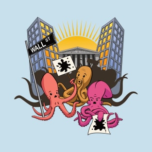 Octopi Wall Street T-Shirt