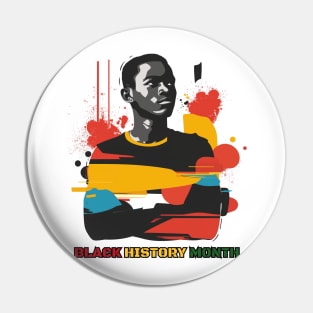Black History Month A Black History Month Celebration Design Pin