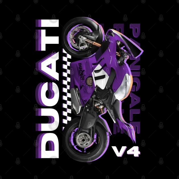 Purple Ducati Panigale by RyuSanz