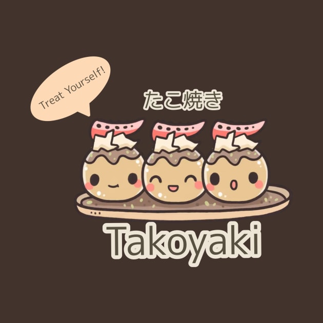 Cute Japanese Takoyaki by Pieartscreation