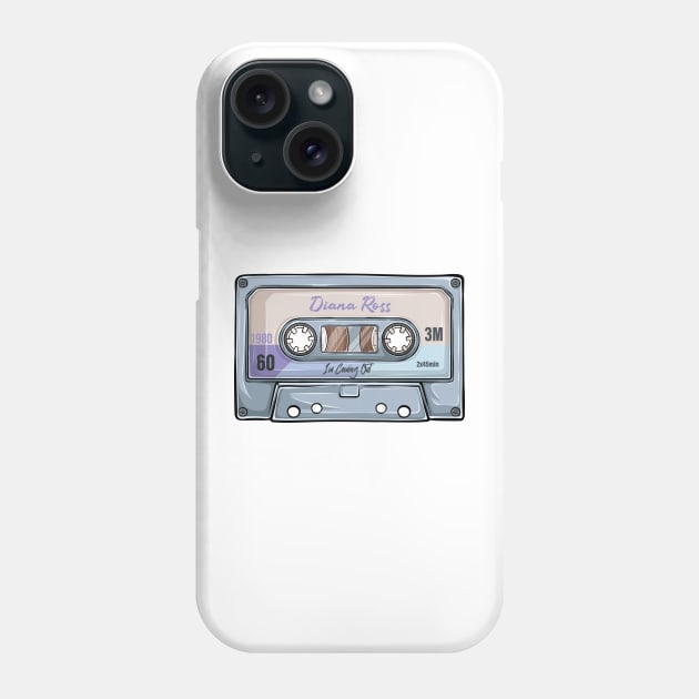 Diana Ross Vintage Classic Cassette Tape Phone Case by PowelCastStudio