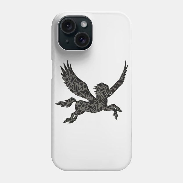 Dark Horse Pegasus Phone Case by ferinefire