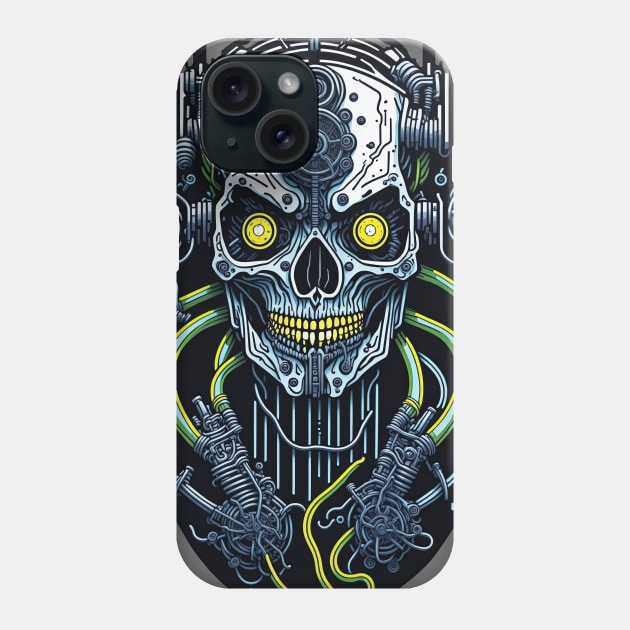 Cyborg Heads S03 D95 Phone Case by Houerd