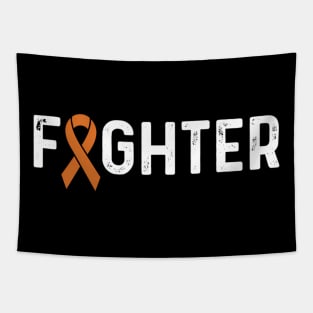 Multiple Sclerosis Awareness Orange Ribbon Ms Fighter Tapestry