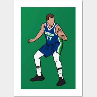 Luka Doncic Art Poster Dallas Mavericks Basketball Hand Made Posters C –  CanvasBlackArt