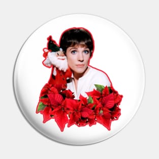 Julie Andrews Christmas Pin