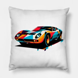 Lamborghini Miura Pillow