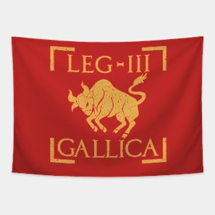 Legio III Gallica Taurus Bull Emblem Roman Legion Tapestry