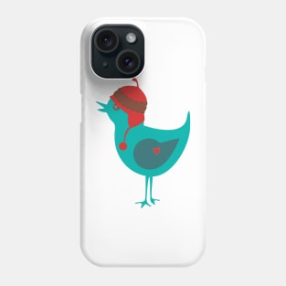 Cute Bird With Hat Phone Case