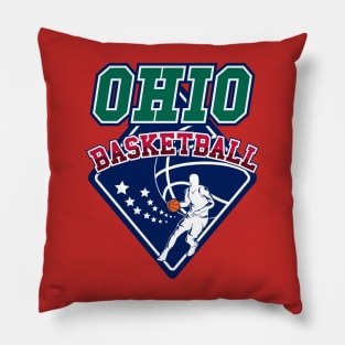 Ohio Basketball | Streeatball Art Pillow