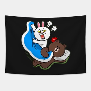 brown and cony Tapestry