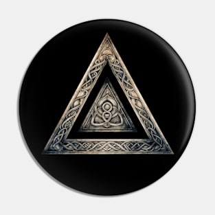 Norse Mythology Symbol Triangle Pin