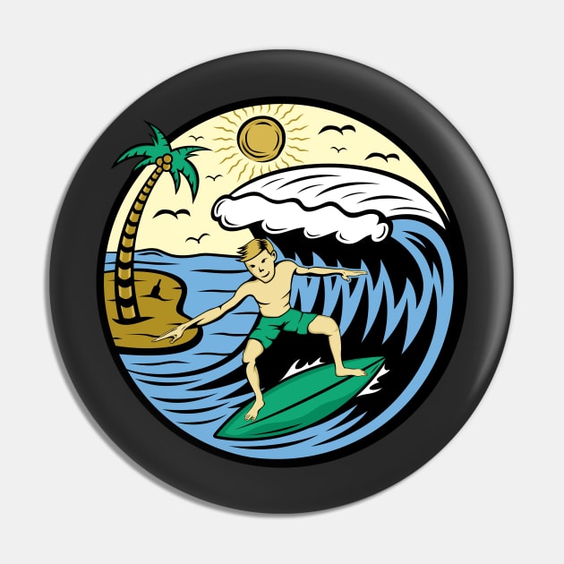 Surfing Pin by rudimsa99