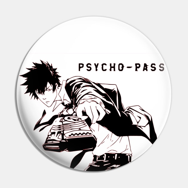 Shinya Kogami Psycho-Pass Pin by OtakuPapercraft