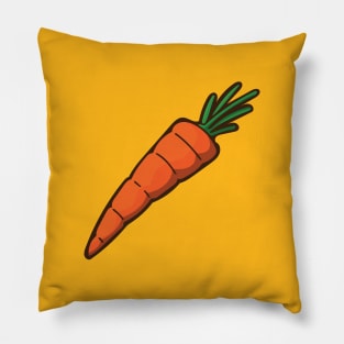 Orange Carrot Pillow