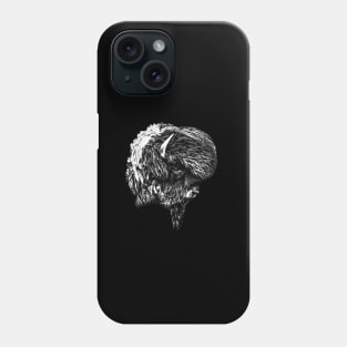 Bison head Phone Case