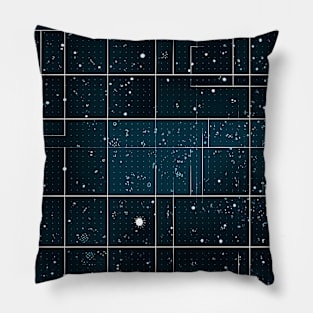 Chromatic unbounded expanse - Abstract Universe Seamless Pattern Pillow