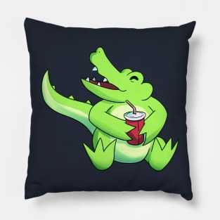 Soda Crocodile Pillow