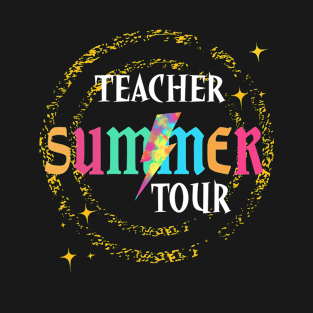 Teacher The Freedom Tour 2024 Summer Last Day of School T-Shirt