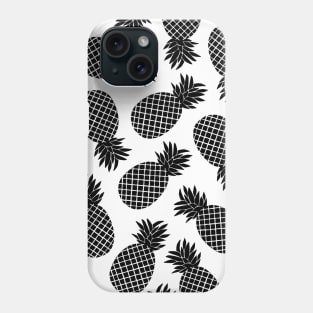 Pineapple In Black Phone Case