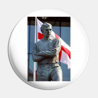 Bobby Moore Statue England Flag Wembley Stadium Pin