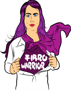 Fibro Warrior Woman Magnet