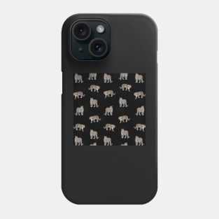 Modern Jungle Leopard Animals Black Pattern Phone Case