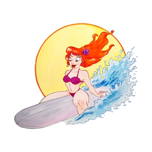 surf girl by CarmoStudio