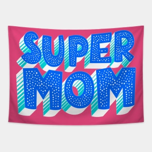 Super Mom Typography Tapestry