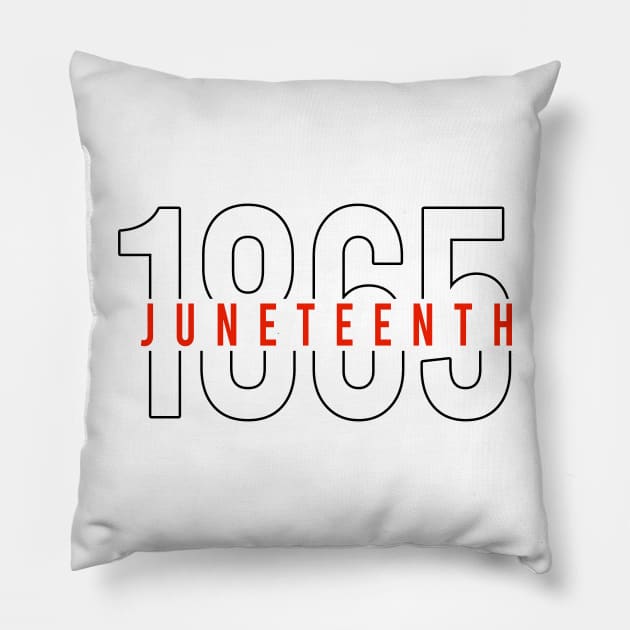 juneteenth 1865 Pillow by rsclvisual