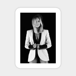 Helene Fischer black and white Magnet