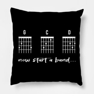 Guitar Chords gift for father, gift for guitar player and guitarist Pillow