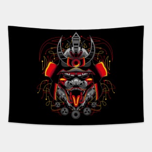 samurai head mask Tapestry
