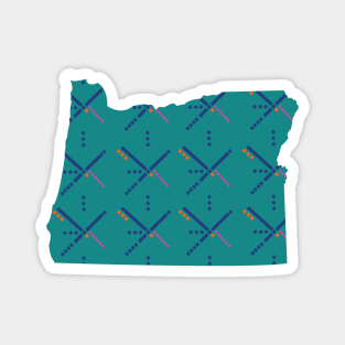 PDX Portland Oregon Carpet Magnet