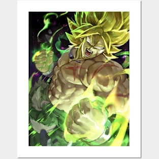 Dragon Ball Z - Broly Super Saiyan Poster by POP-Mania