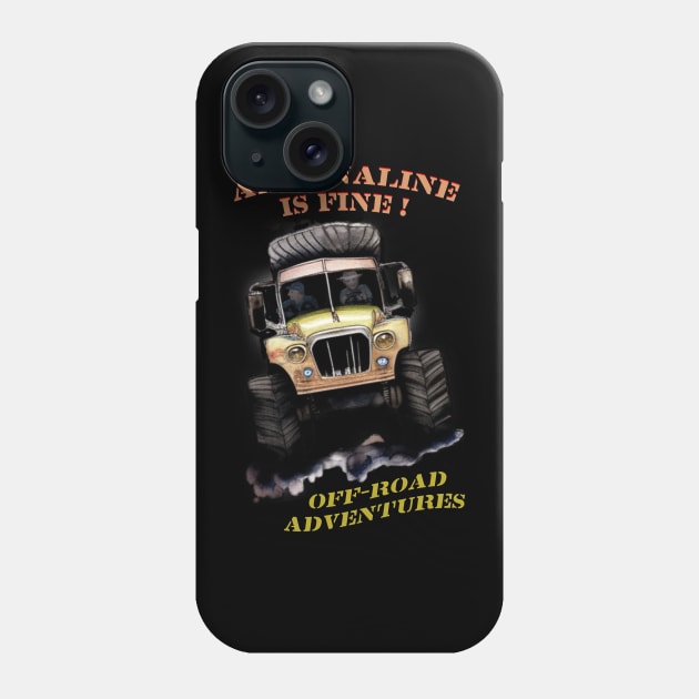 Adrenaline -Off-road Phone Case by Stades