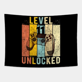 11th Birthday Level 11  Video Tapestry